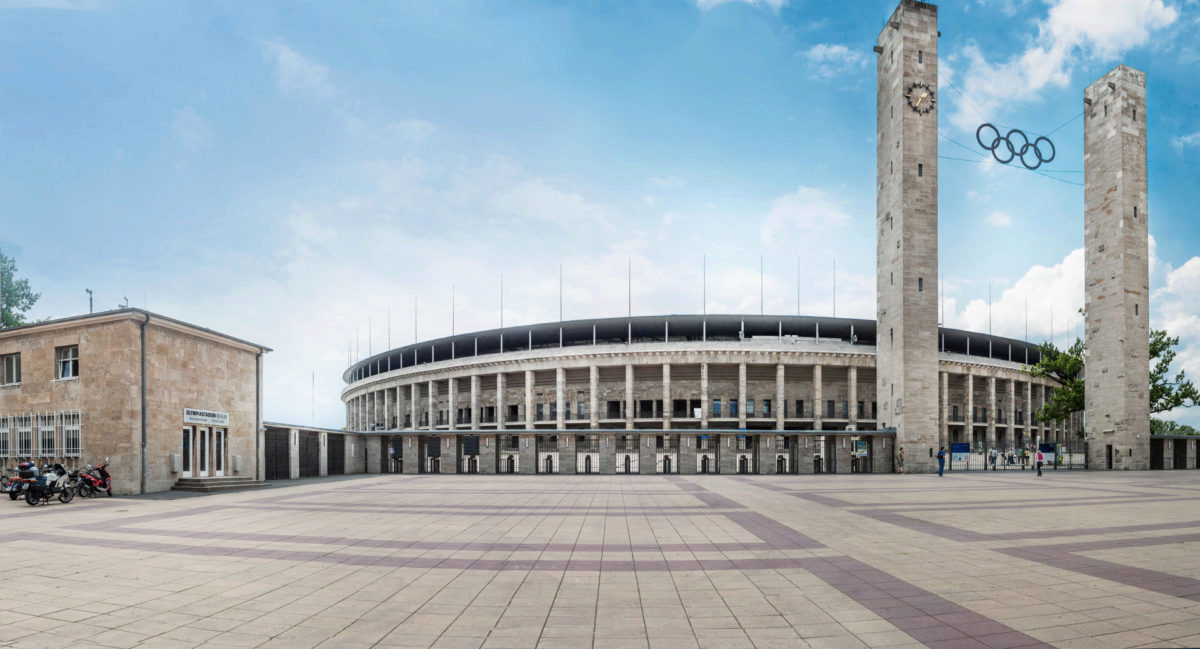 Afbeeldingsresultaat voor olympisch stadion Berlin