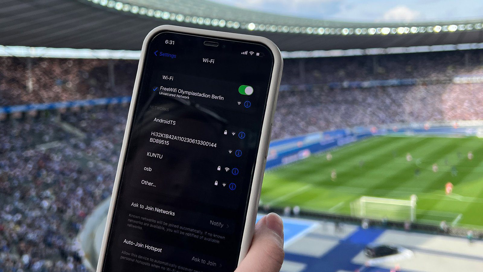 Öffentliches WLAN im Olympiastadion Berlin