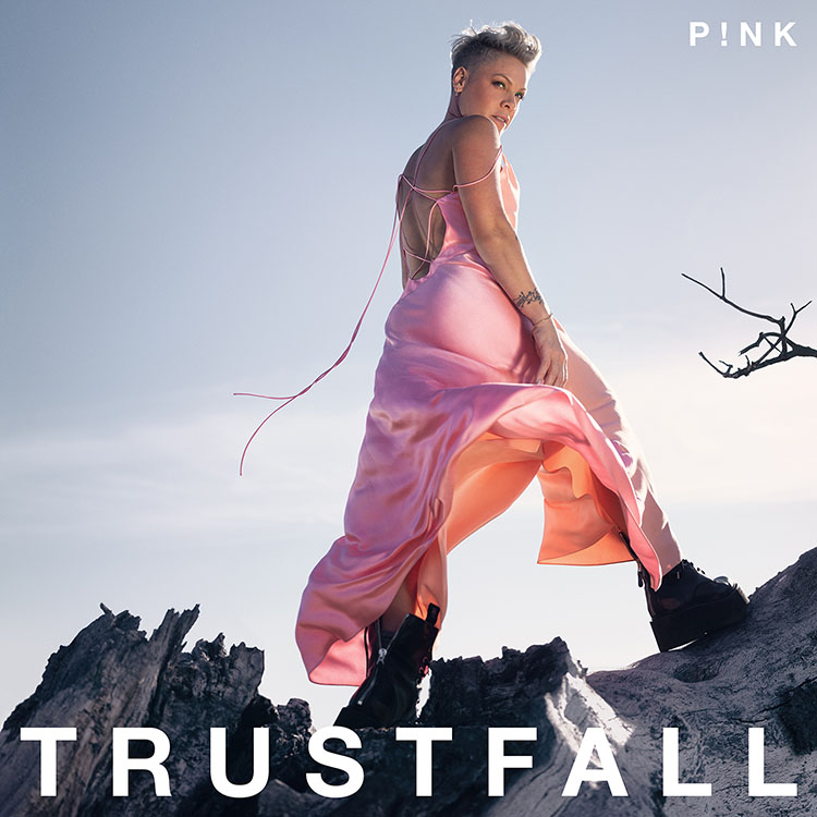Das Albumcover des Albums "Trustfall" von der Sängerin PINK