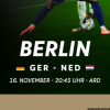 DFB Länderspiel GER-NED DFB Länderspiel GER-NED