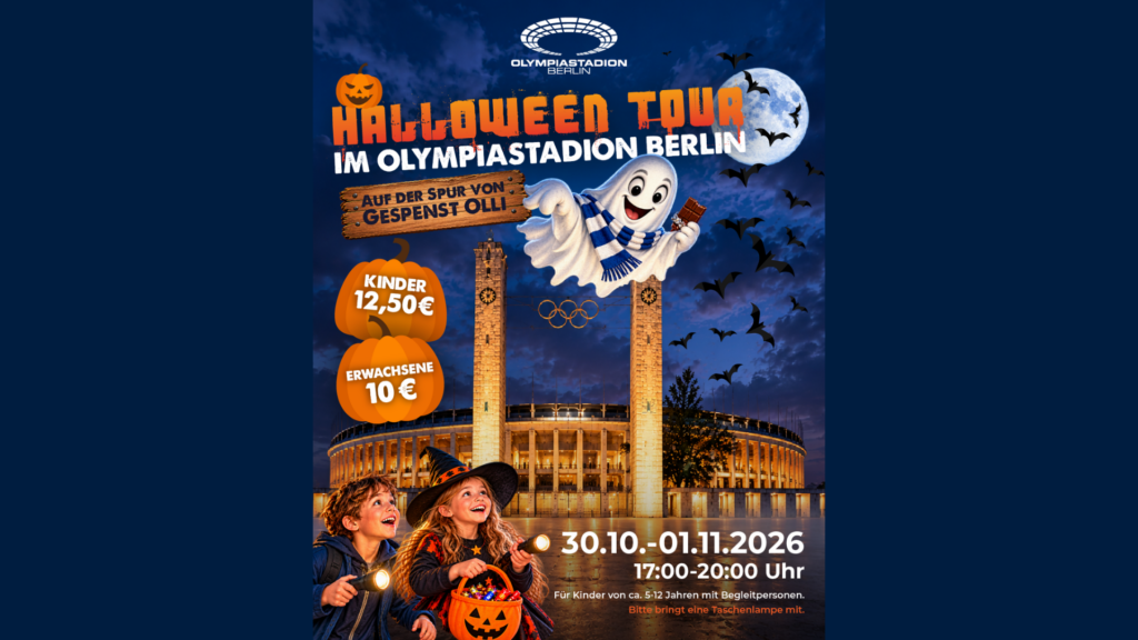 NEU! Gespensterjagd im Olympiastadion Berlin – Halloween-Touren für Kinder