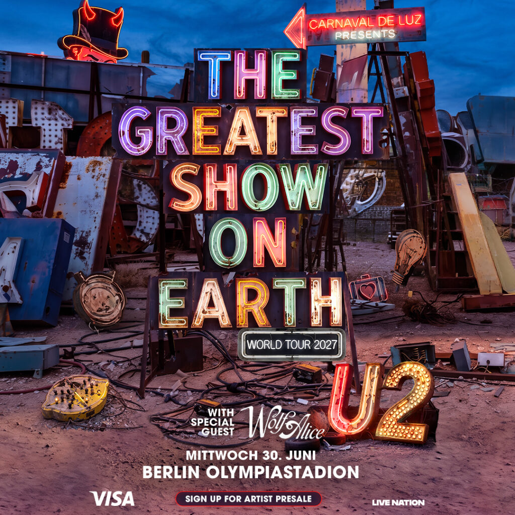 U2 AM 30. JUNI 2027 IM OLYMPIASTADION BERLIN